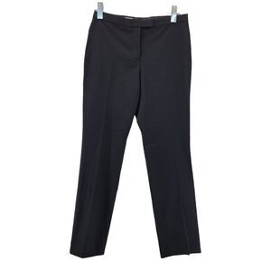 Jil Sander Black Dress Pants Straight Leg Italy Womens Size 4 34